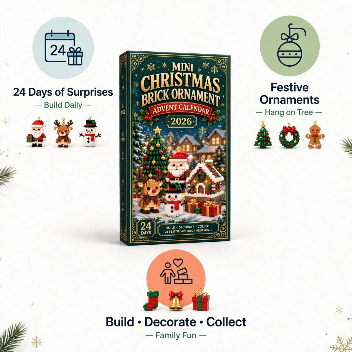 2026 New Christmas building blocks